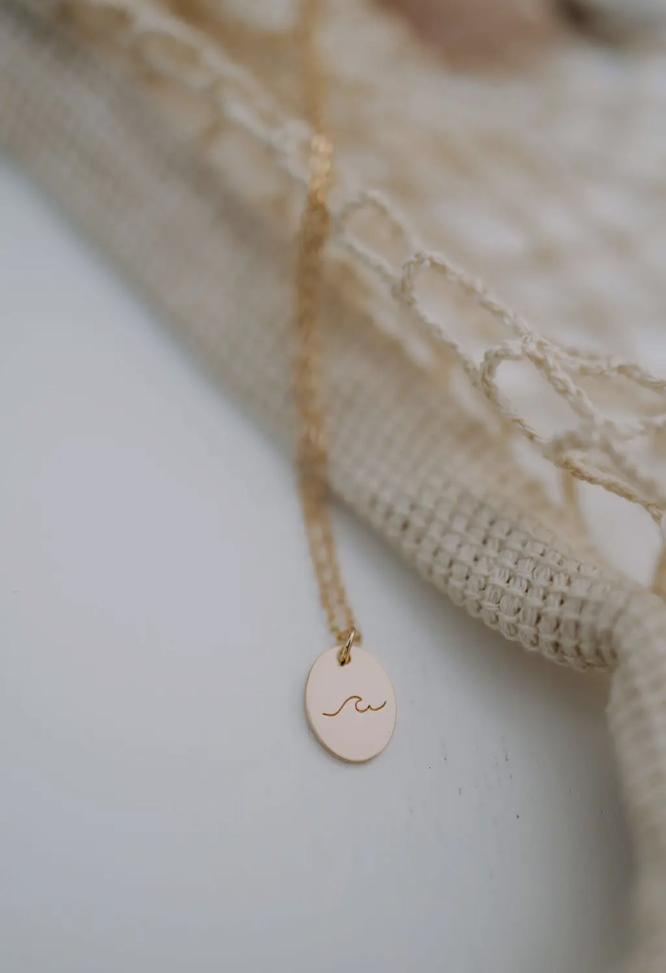 Pacific Wave Disc Necklace